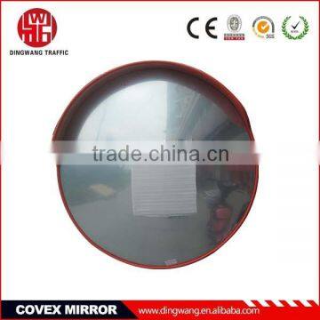 Outdoor traffic convex mirror