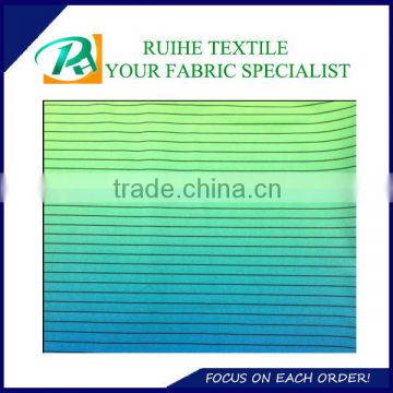 100% polyester printed microfiber peach skin fabric