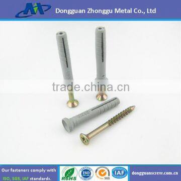 High quatity nylon wall plug with screw