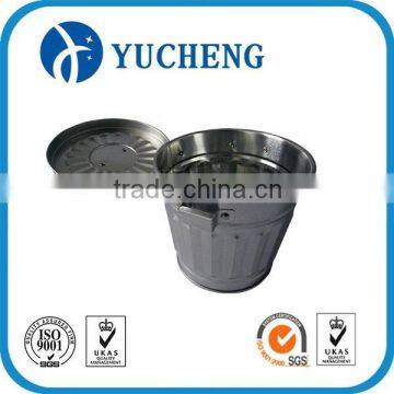 Manufacturer Metal Trash Can With Easy Open Lid