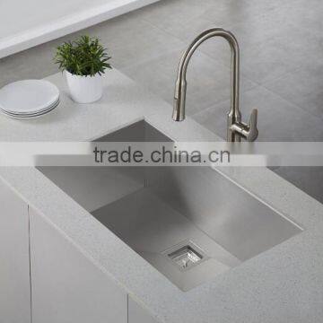 China Supplier Handmade Undermount Single Bowl Stainless Steel Kitchen Sink photo-6