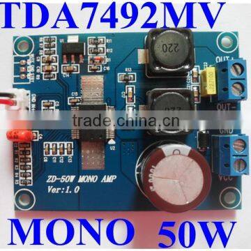 TDA7492MV Mono / 1 Channel 12V class d digital power amplifier module for active speaker Assemble board