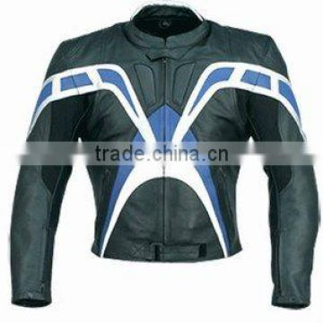 DL-1194 Leather Sports Jacket, Leather Motorcycle Jacket