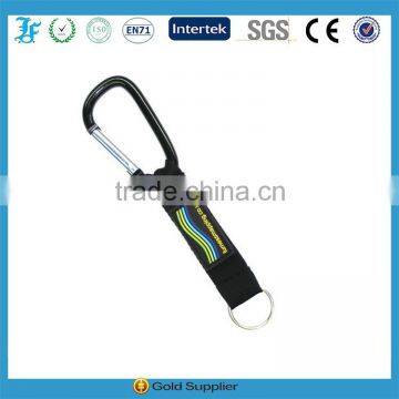 wholesale dye sublimation lanyard with keychain