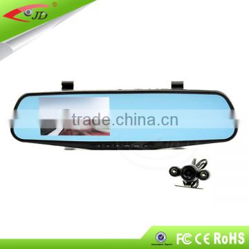 Made in China car dvr rearview mirror monitor with camera