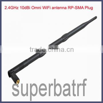 2.4GHz 10dBi Omni WiFi antenna RP-SMA Plug for Linksys WET54G WRT54GC