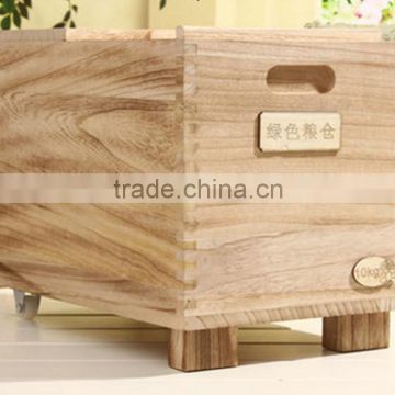 Small Rectangle Wood Box For Rice