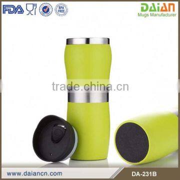 Colorful Rubbler Coating Stainless Steel Thermos Bottle photo-4