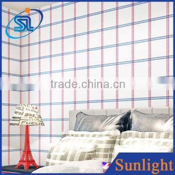 pure fresh square non-woven wallpapers bedroom decor modern house design