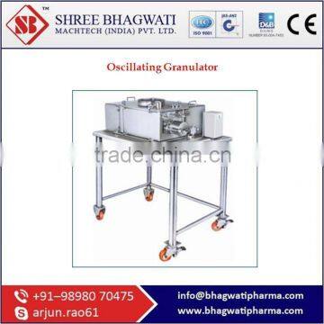 Most Sturdy and Efficient Oscillating Granulator For Accurate Result