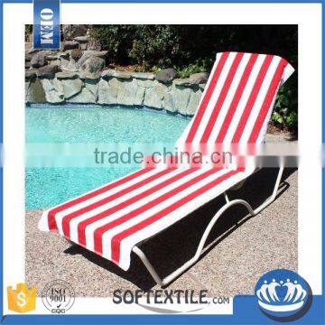 wholesale stock cheap beach towel lounge chair cover