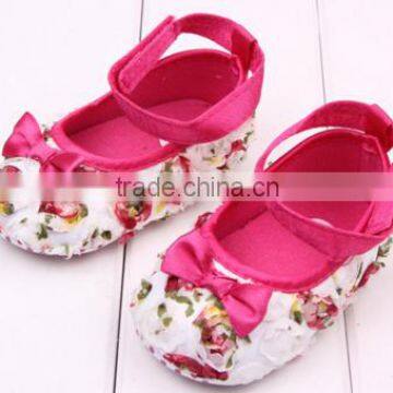 prewalker flower baby shoes fancy baby girls shoes