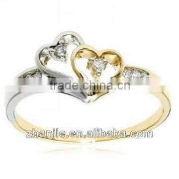 2013 fashion newest gold ring platinum love rings price ring vners for girls