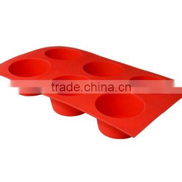 Ice Cube Round Silicone Mold 6-cav photo-4