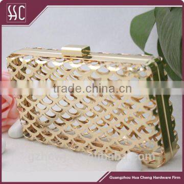 2016 hot selling ladies purse frame metal clutch bag frame