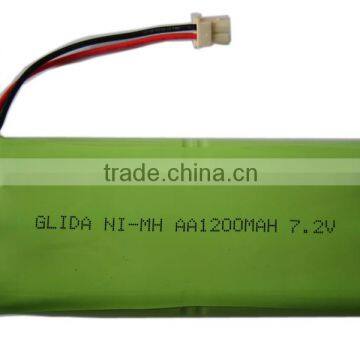 Rechargeable AA NI-MH Battery pack 1200mAh 7.2V
