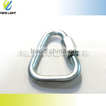 Made in Taiwan High Quality Stamping Thread U shape Polished stainless steel Triangle swivel snap hook