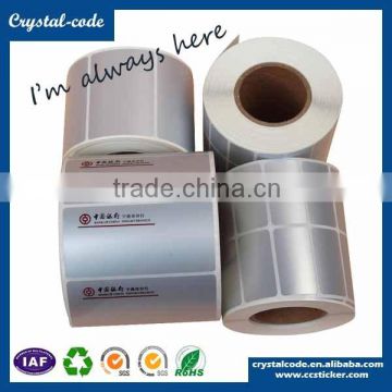 Various materials self adhesive stickers label roll