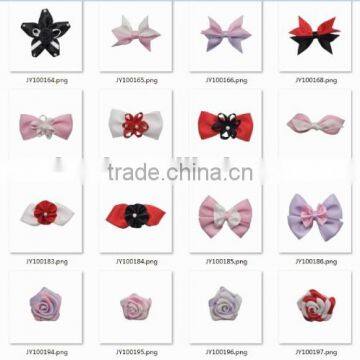 Hottest Well Design Purple Delicacy Rose Shape Dress Decorated Satin Flower photo-6