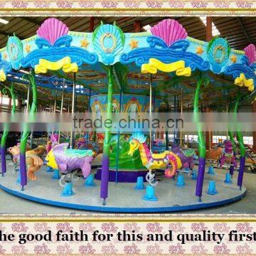 factory direct rides ocean walking seahorse carousel for children