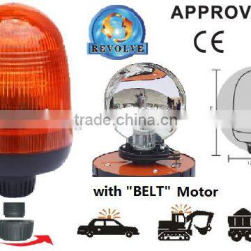 E-MARK Revolving Halogen Warning Light, ECE MARK Rotating Halogen Warning Beacon(SR-BL-501R-5)With Europe Screw DIN Mount Beacon