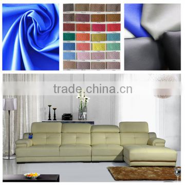 Embossed PU sofas leather with soft hand-feeling and nice hand-feeling, bear scratch