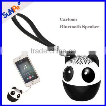 Creative Mini Cute Panda Cartoon Style Bluetooth Speaker Subwoofers with Selfie Function