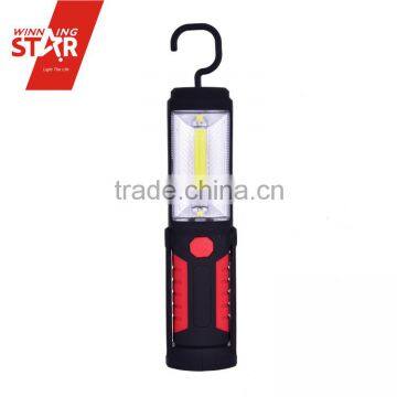 Wool Coated Battery Powered COB+1 LED Portable Work Light with Magnet