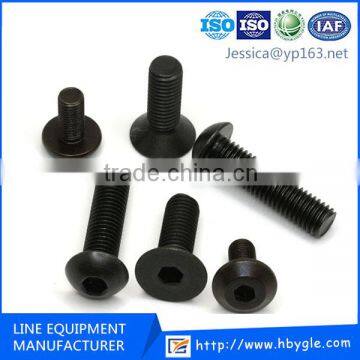 Grade 8.8/10.9/12.9 DIN7991flange socket countersunk cap screw /Zinc Pan Hex Socket Head Bolt/Non Standard Machine Screws