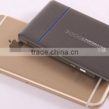 Hot selling Portable rohs power bank credit card size charger for iphone