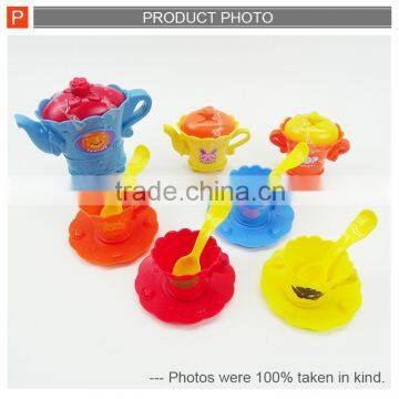 Bright Color Plastic Kitchen Toys Tea Set photo-2