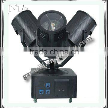 Baiyun factory IP Rating and Aluminum search light sky beam light three heads