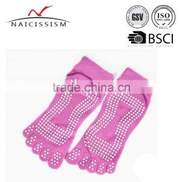 Cheap OEM Service Supply Type Yoga Socks Toe Sweat-absorbent Yoga Socks photo-2