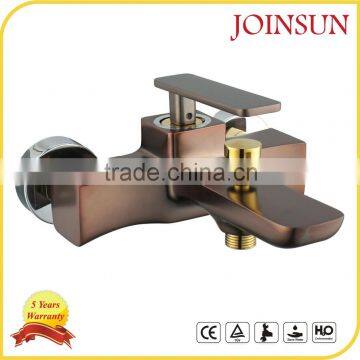 China Supplier Matte Red Wall Mounted Bath Shower Mixer