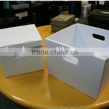 Foldable pp Corrugated Archive Box,file Box,documents Box