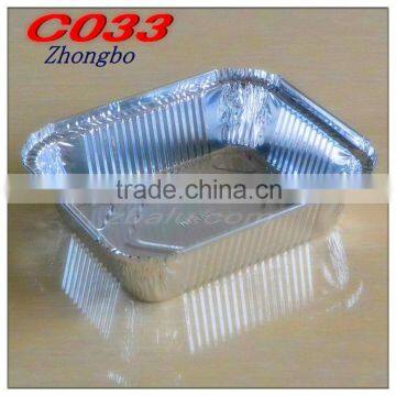 wrinkle wall aluminum foil container