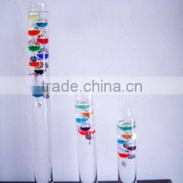 glass galileo love thermometer