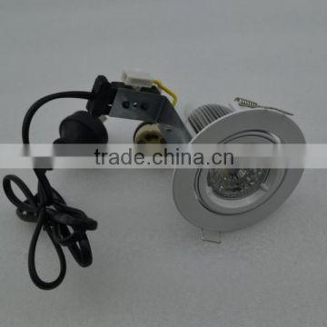 gu10 / MR16 gimbal adjustable 75mm cutout ce rohs manufacturing led gu10 downlight