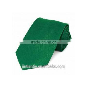 2016 Hot Selling Solid Green Colored Plain Blank Silk Tie for Men photo-4