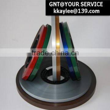 Colored magnetic strip for PVC cards