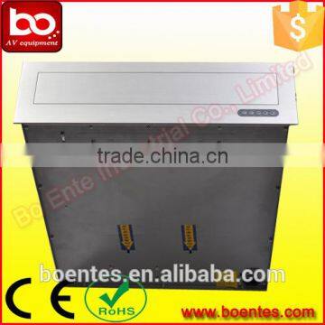 21~24 Inch Computer LCD Monitor Lift for Meeting Table Black Matte Color