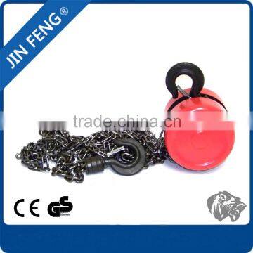 1 Ton Small Link Chain Rope Block Pulley photo-3