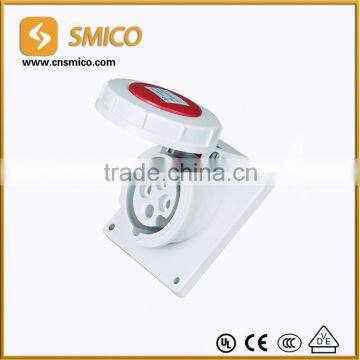 IP67 32A Round Pins Female Industrial Socket photo-3