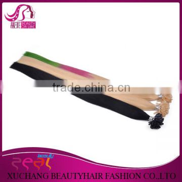 Popular in Europe Premium quality U or Nail tip human hair extension