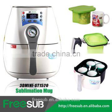 2014 New Mini 3D Sublimation Vacuum Heat Press Machine , Shot Glass Mug Printing Machine for Sale