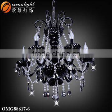 Brass Color 2014 Unique Clear Theresa Crystal Chandelier Lightings With Shade for Europe OMC9007 photo-6