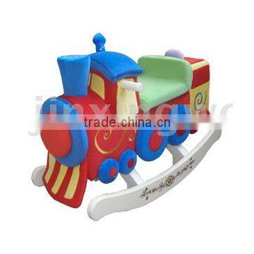 plush rocking train