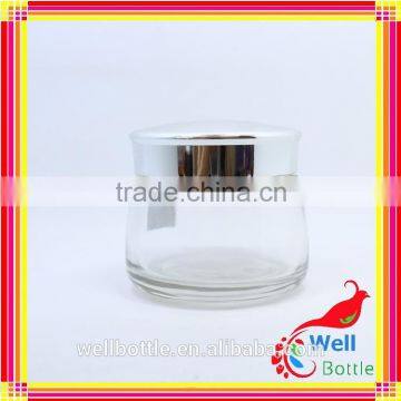 Bulb Shaped Glass Jar for Body Butter Jars With Cosmetic Jar Glass GJ597R