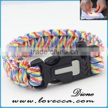 Factory Direct Sales Braided Survival Paracord Bracelet Manufacturer photo-3
