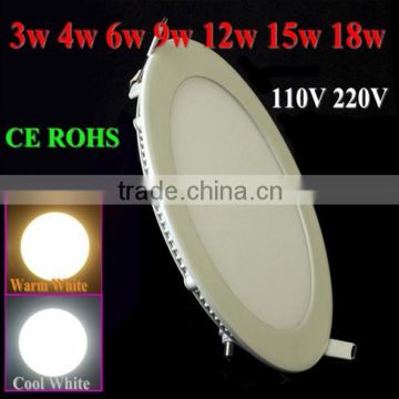 SMD2835 round Ultra thin led panel light